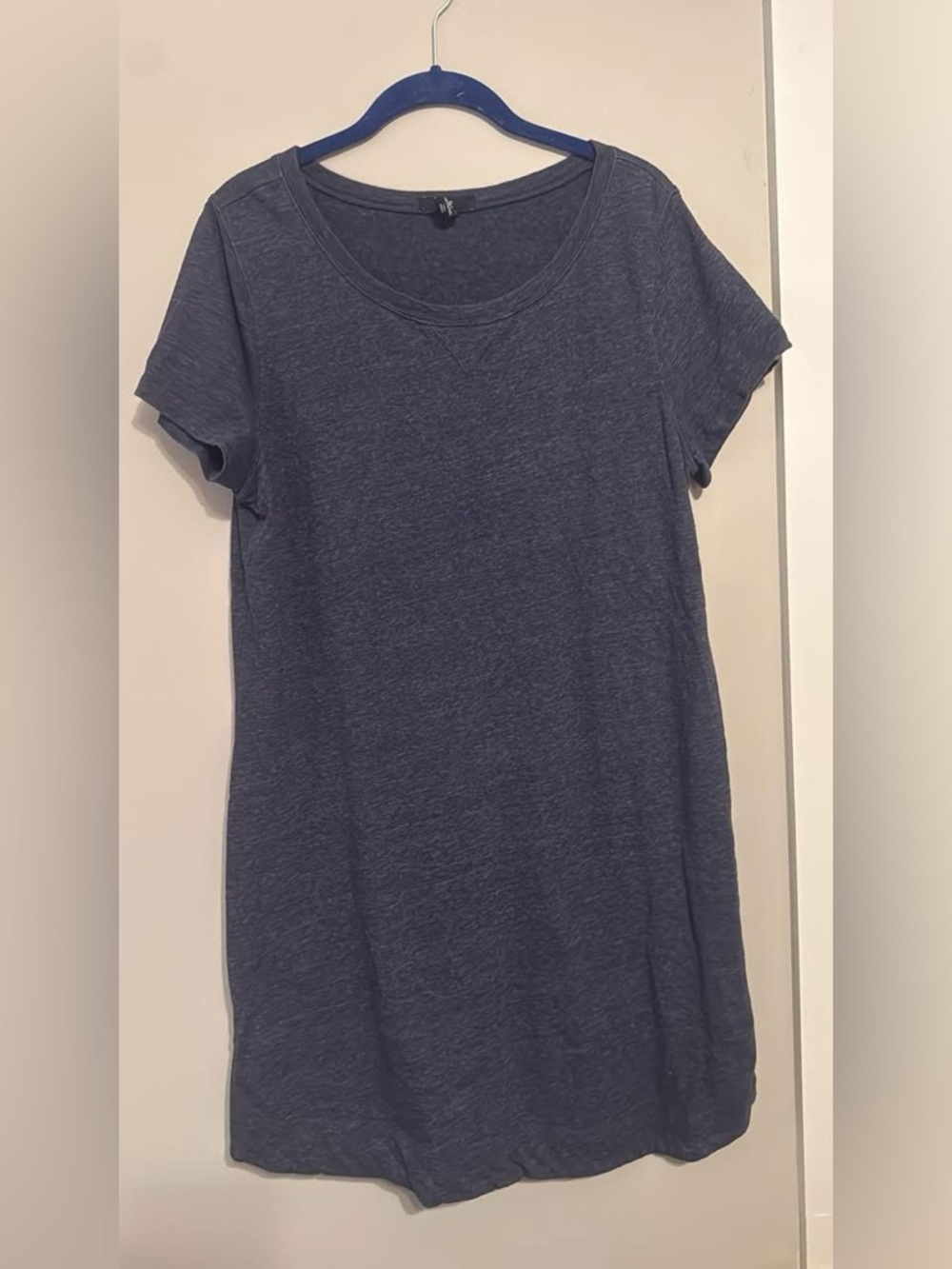 GAP Navy Scoop Neck Short Sleeve T-Shirt Dress